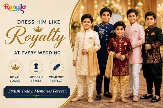 5 Stunning Indo Western Sherwani for Boys That Will Make Every Head Turn at the Wedding