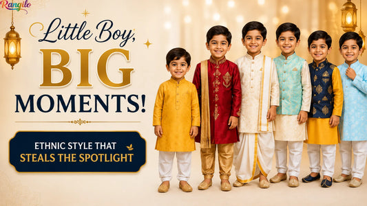6 Stunning Kids Ethnic Wear for Boys That Will Make Your Little One the Star of Every Celebration