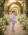Pastel Prince Pink Festive Suit