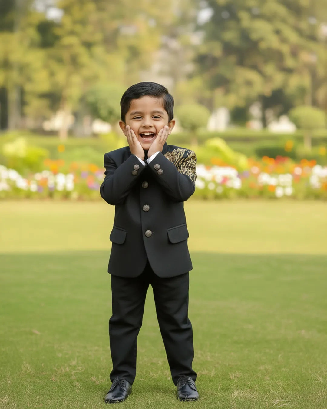 Imperial Black Prince Suit