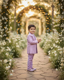 Pastel Prince Pink Festive Suit