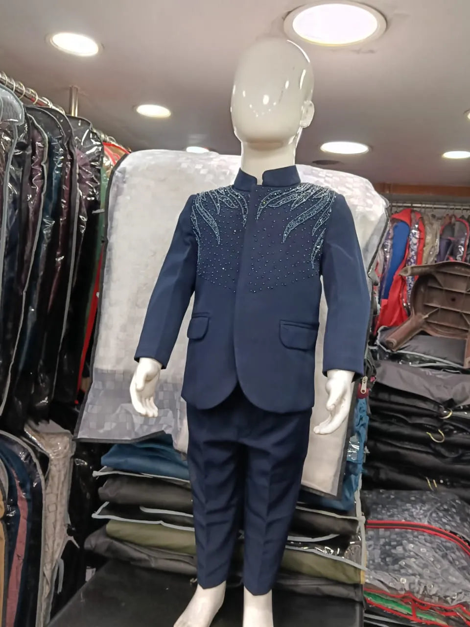 Celestial Blue Festive Suit