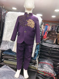 Heritage Purple Royal Bandhgala